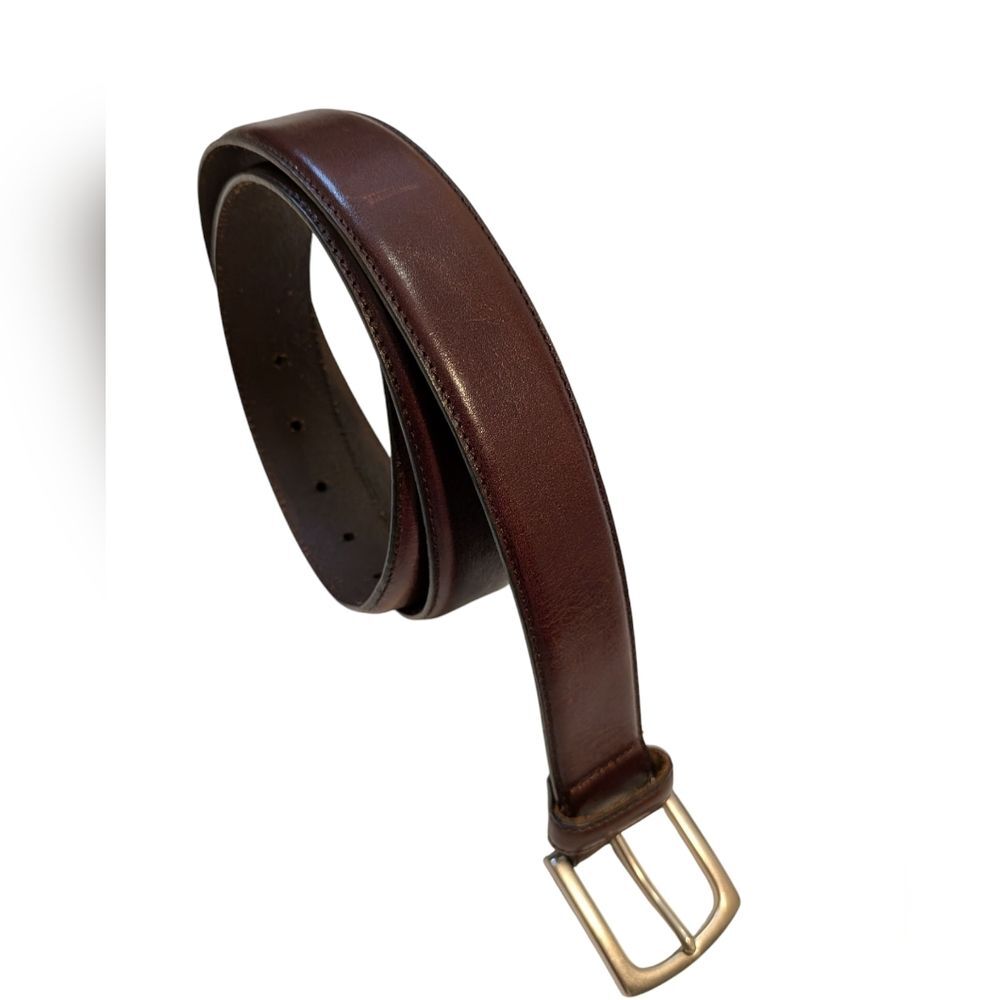 Wilson's Leather Men's Size Medium Brown Real Leather Belt